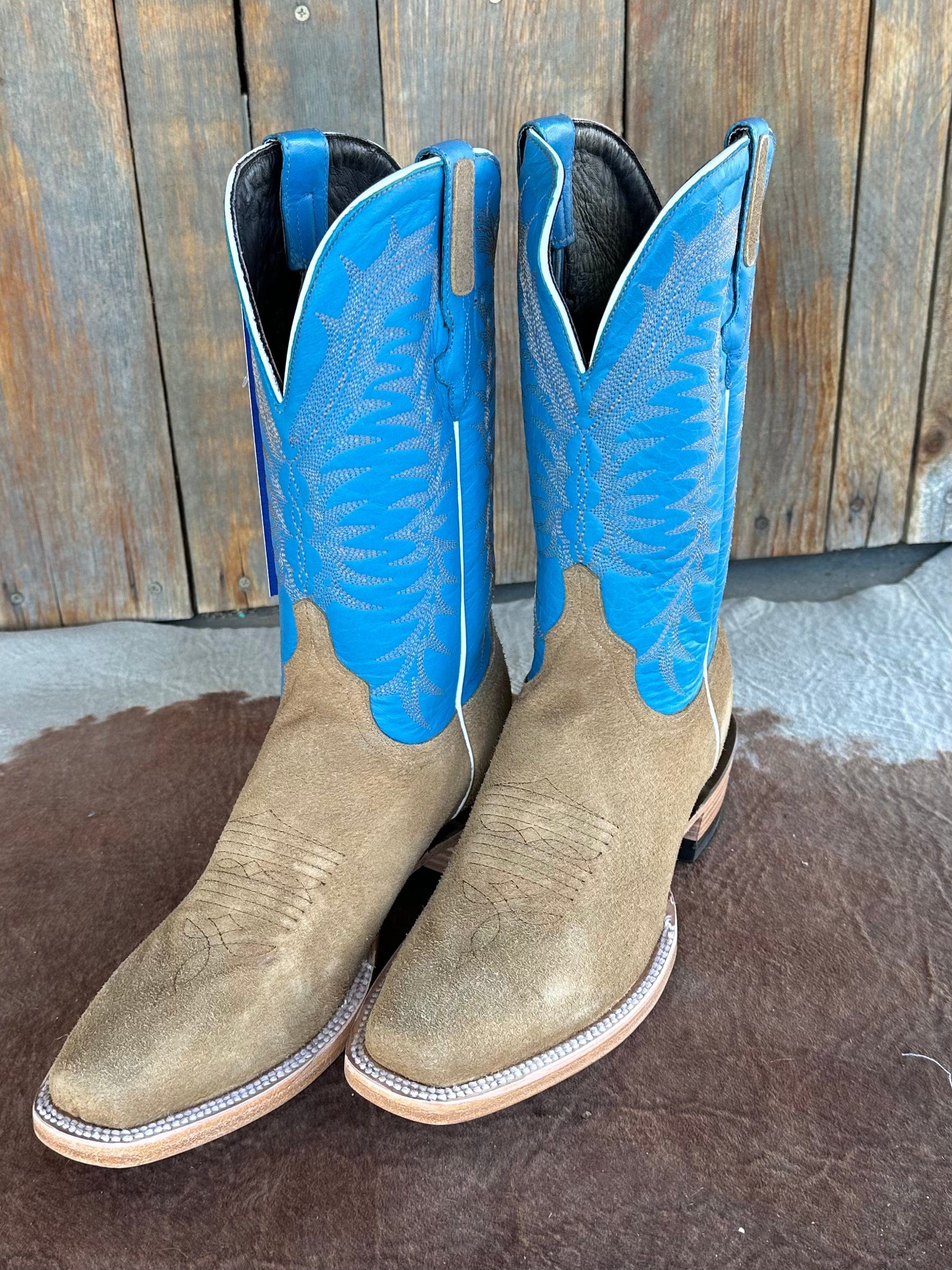 ROUGH OUT COGNAC Resistol Cowboy Boot